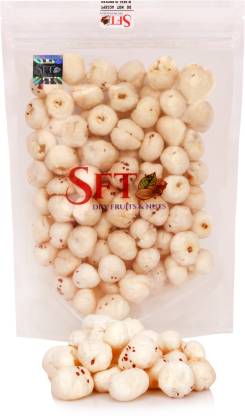 SFT Regular Lotus Seed Pop/Gorgon Nut Puffed Kernels (Phool Makhana) Fox Nut Grade - Big Size