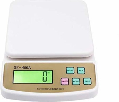 10kg/1g White Kitchen Digital Scale Food weigh accurate Electronic Scale 