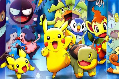 Pokemon Cartoon|Pikachu Poster-Cartoon Poster|Wall Sticker for Kids Room Decoration|Poster for Study Room/Drawing Room/Play Schools|Self Adhesive Wall Poster 240 GSM Paper Print - Decorative posters in India - Buy art, film, design, movie, Pokemon Cartoon|Pikachu Poster-Cartoon Poster|Wall Sticker for Kids Room Decoration|Poster for Study Room/Drawing Room/Play Schools|Self Adhesive Wall Poster 240 GSM Paper Print - Decorative posters in India - Buy art, film, design, movie,