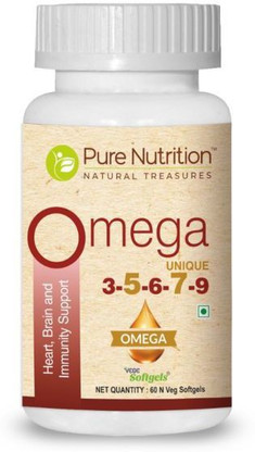 Pure Nutrition Omega 3-5-6-7-9,With Borage Oil \u0026Sea Buckthorn Oil,Care For  Heart,Eyes,Brain,Skin Price in India - Buy Pure Nutrition Omega 3-5-6-7-9,With  Borage Oil \u0026Sea Buckthorn Oil,Care For Heart,Eyes,Brain,Skin online at  Flipkart.com
