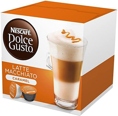 Nescafé Dolce Gusto Latte Macchiato Caramel, 145.6g Roast \u0026 Ground Coffee  Price in India - Buy Nescafé Dolce Gusto Latte Macchiato Caramel, 145.6g  Roast \u0026 Ground Coffee online at Flipkart.com