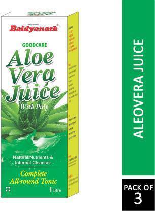 Baidyanath Aloe Vera Juice 1 Ltr Pack Of 3 Price In India Buy Baidyanath Aloe Vera Juice 1 Ltr Pack Of 3 Online At Flipkart Com
