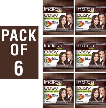 Indica Easy Hair Color Dark Brown, 25 ml Pack of 6 , Dark Brown - Price in India, Buy Indica Easy Hair Color Dark Brown, 25 ml Pack of 6 , Dark Indica Easy Hair Color Dark Brown, 25 ml Pack of 6 , Dark Brown - Price in India, Buy Indica Easy Hair Color Dark Brown, 25 ml Pack of 6 , Dark