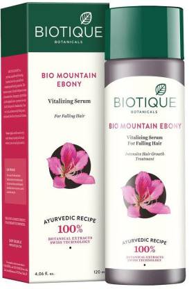 BIOTIQUE combo pack of Bio Mountain Ebony vitalizing serum for falling hair  (120 ml) - Price in India, Buy BIOTIQUE combo pack of Bio Mountain Ebony vitalizing  serum for falling hair (120