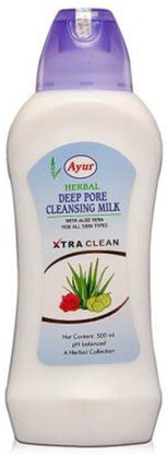 ayur herbal deep pore cleansing milk