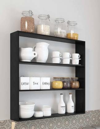 Furnifry Wooden Kitchen Wall Shelf For Storage Boxes Racks Organizer Mounted - Wooden Shelf For Kitchen Wall Furnifry Wooden Kitchen Wall Shelf For Storage Boxes Racks Organizer Mounted - Wooden Shelf For Kitchen Wall