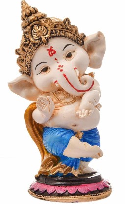 Hand Palm Lord Ganpati Ganesha ji Idol Murti Decorative Showpiece Figurine Gifts