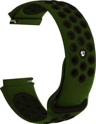 ACM WSM1D22GRB1716 Watch Strap Silicone Belt 22mm for Noise Colorfit Ultra ( Smartwatch Sports