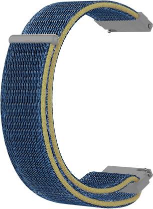 ACM WSM3V22BL1520F Watch Strap Nylon Soft Loop 22mm for Emporio Armani  Valente Ar1410 ( Smartwatch Sports Band Blue) Smart Watch Strap Price in  India - Buy ACM WSM3V22BL1520F Watch Strap Nylon Soft