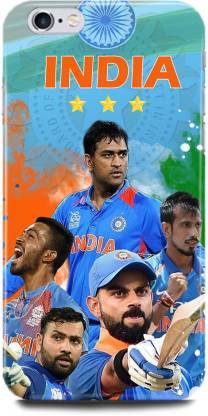 FEBOS Back Cover for Apple iPhone 6s,ms dhoni,virat kohli, rohit sharma,  india team ,indian cricket team, - FEBOS : 