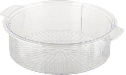 rethyrel Microwave Steam Basket Single-Layer Microwave Oven Steamer Plastic Round Steamer Microwave Steamer With Lid Cooking Tool For Home Kitchen 