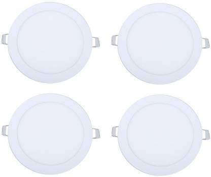 Psl 12w Led Round Panel Light Size 6 Inches For False Ceiling With Driver White Color Pack Of 4 Recessed Ceiling Lamp Price In India Buy Psl 12w Led Round Panel