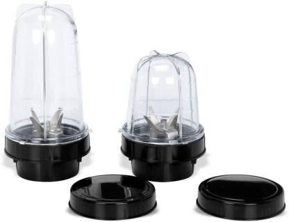 Masterclass Sanyo Bullet Jar Set of 2 (530 ML & 350 ML) Mixer Juicer Jar