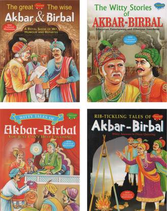 picture Original Birbal Images set of 4 akbar birbal story book each