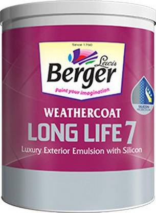 Berger Weathercoat Long Life 7 Luxury Exterior Emlusion White 4l White Emulsion Wall Paint Price In India Buy Berger Weathercoat Long Life 7 Luxury Exterior Emlusion White 4l White Emulsion Wall Paint Online