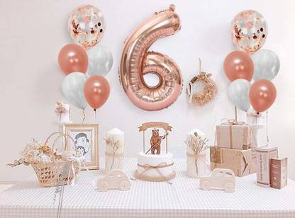 Flipkart Com Decor My Party Solid 32 Inch 6 Number Rose Gold Foil Balloon With Transparent Rosegold Confetti Metallic Balloons Bouquet For 6th Birthday Girl Anniversary Party Decoration Half Flipkart Com Decor My Party Solid 32 Inch 6 Number Rose Gold Foil Balloon With Transparent Rosegold Confetti Metallic Balloons Bouquet For 6th Birthday Girl Anniversary Party Decoration Half