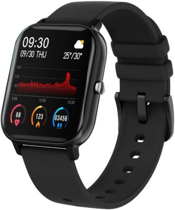 Fire-Boltt SpO2 Full Touch Smartwatch  (Black Strap, Regular)