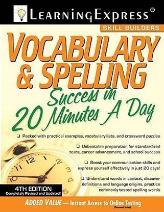 Vocabulary & Spelling Success in 20 Minutes a Day: Buy ...