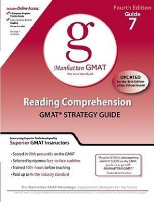 Reading Comprehension GMAT Preparation Guide: Buy Reading Comprehension GMAT  Preparation Guide by Manhattan GMAT at Low Price in India 