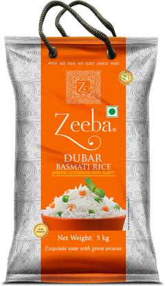 Zeeba Dubar Basmati Rice Bag 5kg Basmati Rice Steam Price In India Buy Zeeba Dubar Basmati Rice Bag 5kg Basmati Rice Steam Online At Flipkart Com