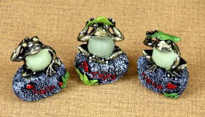 Gw Creations Beautiful 3 Frog Showpiece For Home Frog Baby Statue Frog Statue Decor Frog Statue Fishing Frog Hope Statue Decorative Showpiece 3 Cm Price In India Buy Gw Creations Beautiful 3 Frog