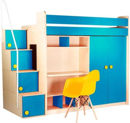 Yipi Flexi Bunk Bed With Upper, Bunk Bed With Study Table
