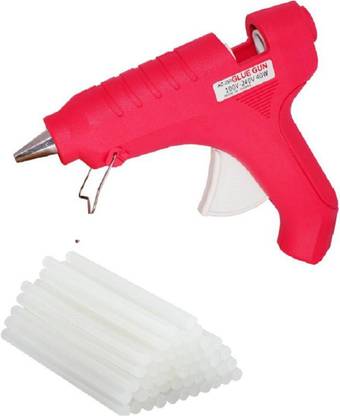tHemiStO Hot Melt Glue Gun kit 40 Watt With 10 Glue Sticks and 3 Months Warranty For Quick Repairs, Paper & Cloth High-Tech Professional Electronic Standard Temperature Corded Glue Gun Standard Temperature Corded Glue Gun  (11 mm) at Rs. 301