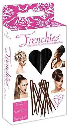 Frenchies Ultra Flocked Extra Soft French Twist Hair Pins: The French Hair  Pins For Buns, Wedding Updo Hairstyles, Hair Extension Hair Accessory Set  Price in India - Buy Frenchies Ultra Flocked Extra