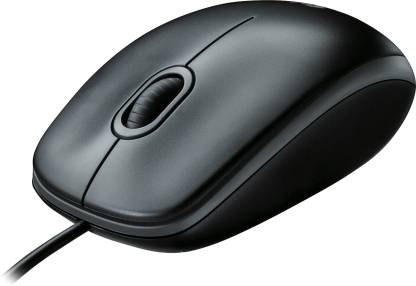 Logitech M100r / 1000 DPI Optical Tracking, Ambidextrous Wired Optical Mouse