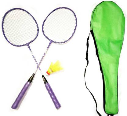 AT COLLECTION 1 pair badminton racket with two shuttle Badminton Kit ...
