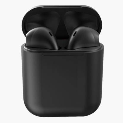 India Online Shopping i12 earpods black 