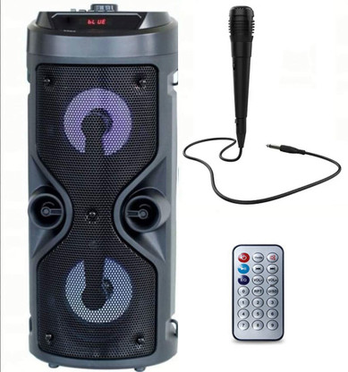 Bass Speaker with Karaoke Mic 