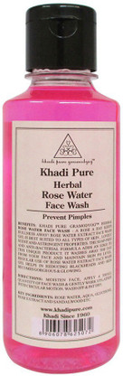 rose water face wash khadi