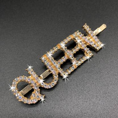 Proplady Designer Rhinestones Embellished Queen Letter Hair Clips, Pins, Hair  Brooch for Girls and Women Hair Clip Price in India - Buy Proplady Designer  Rhinestones Embellished Queen Letter Hair Clips, Pins, Hair