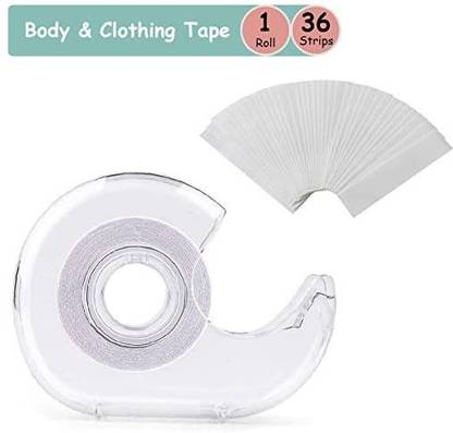 Dahoo Womens Double Sided Tape For Clothing And Body Boob Body Tape Clear Fabric Tape For Dress Bra Skin Bikini 1 Roll 36 S Womens Double Sided Tape For Clothing Dahoo Womens Double Sided Tape For Clothing And Body Boob Body Tape Clear Fabric Tape For Dress Bra Skin Bikini 1 Roll 36 S Womens Double Sided Tape For Clothing