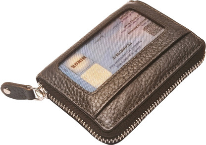 rfid unisex zip around wallet
