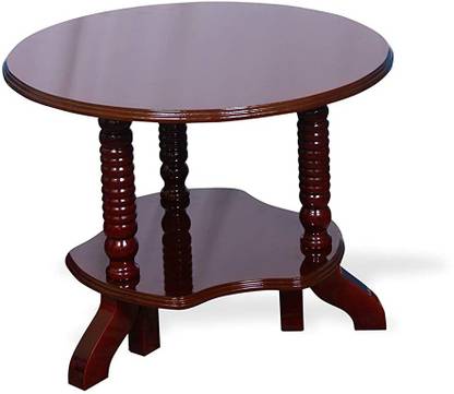Mono Furn Wooden Round Coffee Table Tea Poy Polished Finish Engineered Wood In India Mono Furn Wooden Round Coffee Table, Diy Baby Proof Coffee Table