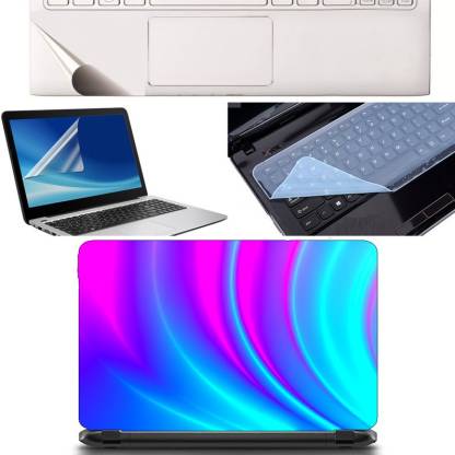 SDM 4in1 Combo of (color-full ultra hd wallpaper)Laptop Skin with Palmrest  Skin, Laptop Screen Guard and Key Guard for All Laptop - Notebook Combo Set  Combo Set Price in India - Buy