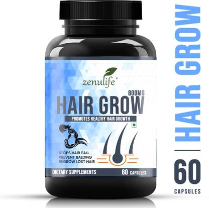 zenulife Hair Growth Tablets for Hair, Nails & Skin - 60 Caps (800 Mg) Price in India - Buy zenulife Hair Growth Tablets for Hair, Nails & Skin - 60 Caps (800 Mg) online at zenulife Hair Growth Tablets for Hair, Nails & Skin - 60 Caps (800 Mg) Price in India - Buy zenulife Hair Growth Tablets for Hair, Nails & Skin - 60 Caps (800 Mg) online at