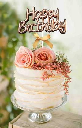 Decor My Party Happy Birthday Cake Toppers Set For Birthday Cake Supplies Decoration Accessories 1st Birthday Party Decorating Items Happy Birthday Cake Topper For Girl Party Decorations Cake Topper Price