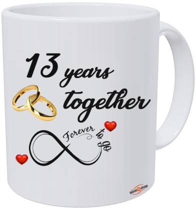 13 Anniversary Mug 13th Anniversary Gift for Her 13th Anniversary Gifts for Women 13th Wedding Anniversary 13 Year Anniversary