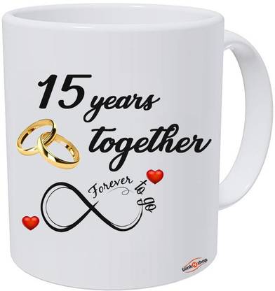 Blinknshop Happy 15th Marriage Anniversary 15 Years Ceramic Coffee Mug Here we are share 25+ happy anniversary images hd for couple. blinknshop happy 15th marriage anniversary 15 years ceramic coffee mug