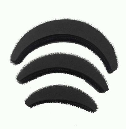 S Mark Smark Hair Puff Maker | Salon Style Hair Styling | Bumpits | Hair  Volumizer | Set of 3 Different Sizes Hair Accessory Set (Black) Hair  Accessory Set Price in India -