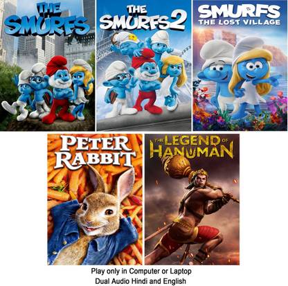 The Smurfs 1 & 2 , Smurfs: The Lost Village , Peter Rabbit , The Legend of Hanuman (season The Smurfs 1 & 2 , Smurfs: The Lost Village , Peter Rabbit , The Legend of Hanuman (season
