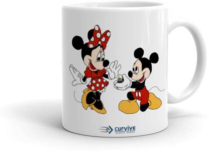 Curvive Coffee | Mickey Propose Minnie | Cartoon | Gift for Couple |  Daughter | Birthday