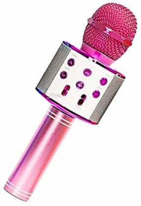 Blue KTV Parties Wireless Karaoke Microphone for Kids Portable Karaoke Machine for Kids Pop Magic Boys & Girls Christmas or Birthday Gifts by KaraoKing Bluetooth Mic Great for Solo Singing 