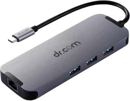 dr.com DCH-800 DCH-800 USB Hub  (Grey)