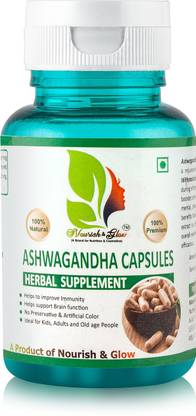 nourish glow ashwagandha capsules