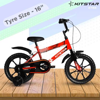 Kitstar KT16R Kids Cycle for 5 - 8 Years Semi Assembled 16 T BMX Cycle