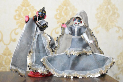 Radha krishna idol dress clearance